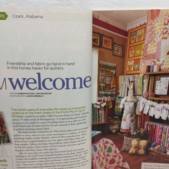 Better Homes Garden Quilt Sampler Magazine Spring Summer 2013 10 Unique Projects - Picture 3 of 10